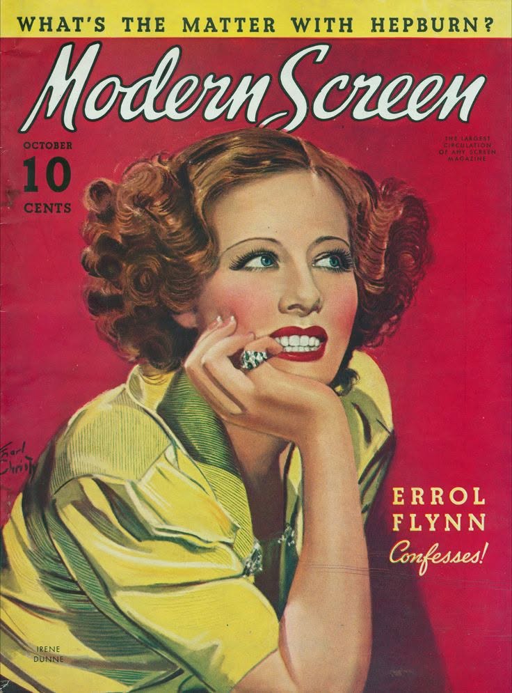 MODERN SCREEN magazine side cover Issue 95 October 1938